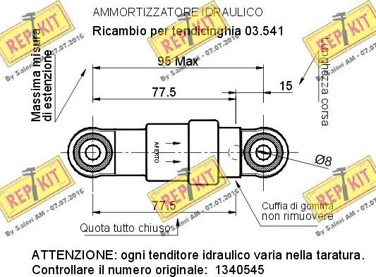 REPKIT RKT1801 - Prigušivač vibracija, klinasti rebrasti remen  www.molydon.hr