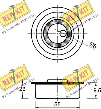 REPKIT RKT1396 - Natezač, zupčasti remen  www.molydon.hr