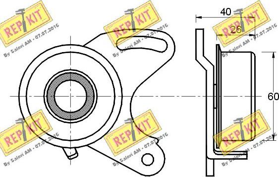 REPKIT RKT1392 - Natezač, zupčasti remen  www.molydon.hr