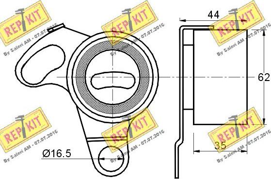 REPKIT RKT1340 - Natezač, zupčasti remen  www.molydon.hr