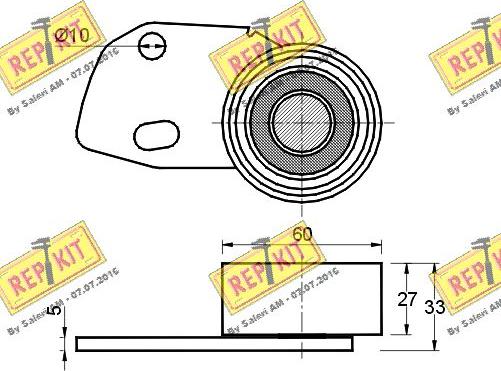 REPKIT RKT1315 - Natezač, zupčasti remen  www.molydon.hr