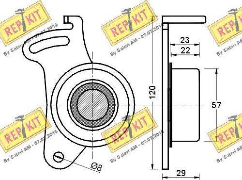 REPKIT RKT1325 - Natezač, zupčasti remen  www.molydon.hr