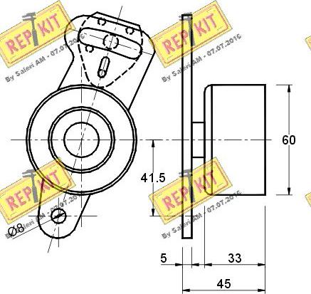 REPKIT RKT1286 - Natezač, zupčasti remen  www.molydon.hr