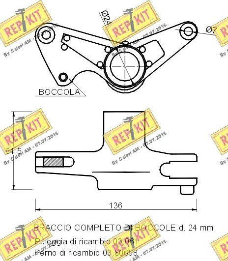 REPKIT RKT1794 - Natezač remena, klinasti rebrasti remen  www.molydon.hr