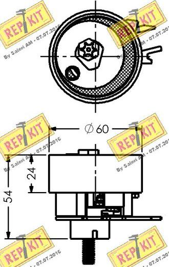 REPKIT RKT1782 - Natezač, zupčasti remen  www.molydon.hr