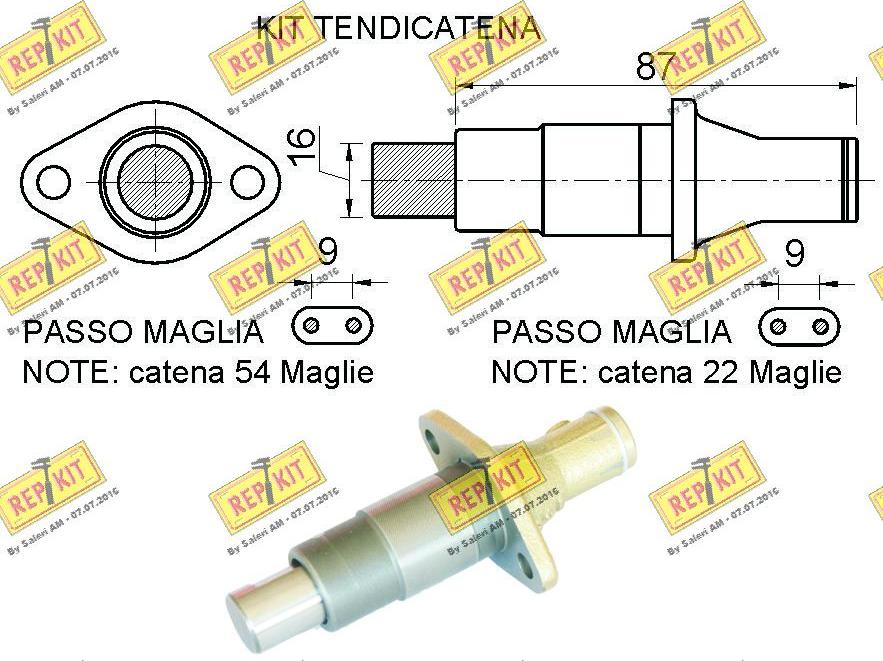 REPKIT RKT8933K - Set lanaca razvod i natezači www.molydon.hr