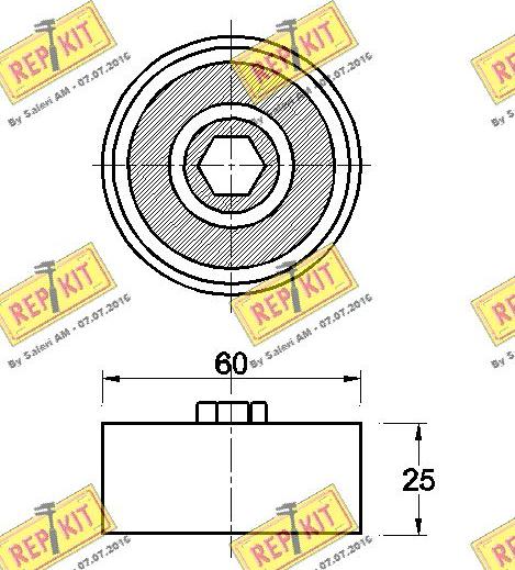 REPKIT RKT3628 - Vodeći valjak , klinasti rebrasti remen  www.molydon.hr