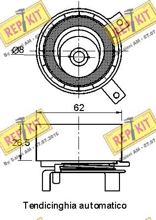 REPKIT RKT3066 - Natezač, zupčasti remen  www.molydon.hr