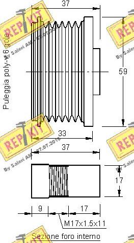 REPKIT RKT3105 - Remenica, alternator www.molydon.hr