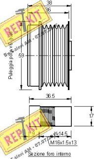 REPKIT RKT3112 - Remenica, alternator www.molydon.hr