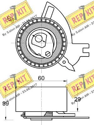 REPKIT RKT3804 - Natezač, zupčasti remen  www.molydon.hr