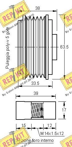 REPKIT RKT3247 - Remenica, alternator www.molydon.hr