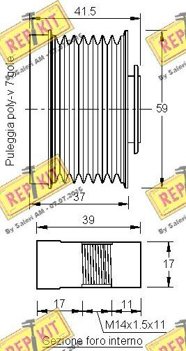 REPKIT RKT3268 - Remenica, alternator www.molydon.hr