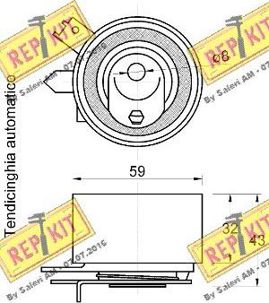 REPKIT RKT3750 - Natezač, zupčasti remen  www.molydon.hr