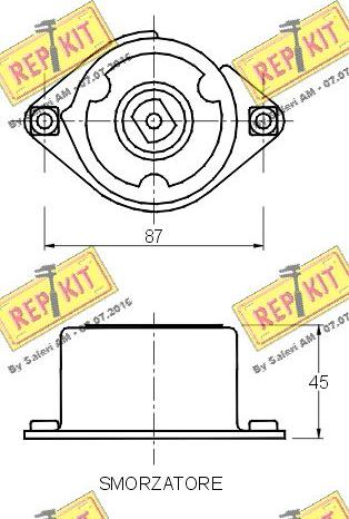 REPKIT RKT2556 - Natezač remena, klinasti rebrasti remen  www.molydon.hr