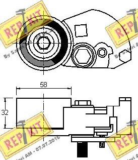 REPKIT RKT2692 - Natezač, zupčasti remen  www.molydon.hr