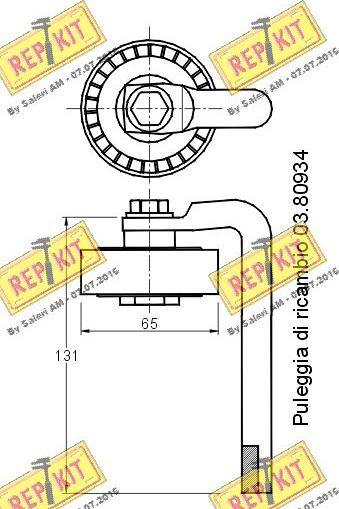 REPKIT RKT2649 - Natezač remena, klinasti rebrasti remen  www.molydon.hr