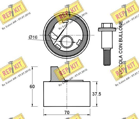 REPKIT RKT2604 - Natezač, zupčasti remen  www.molydon.hr