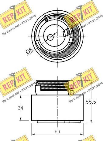 REPKIT RKT2624 - Natezač, zupčasti remen  www.molydon.hr