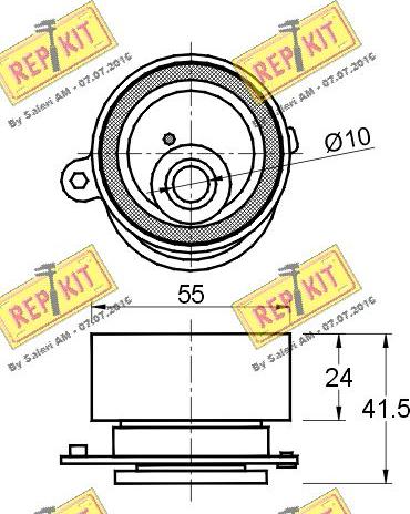 REPKIT RKT2670 - Natezač, zupčasti remen  www.molydon.hr