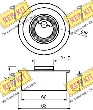 REPKIT RKT2086 - Natezač, zupčasti remen  www.molydon.hr