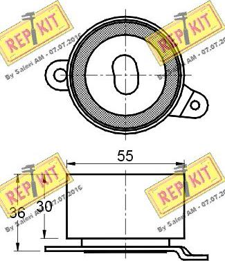 REPKIT RKT2078 - Natezač, zupčasti remen  www.molydon.hr