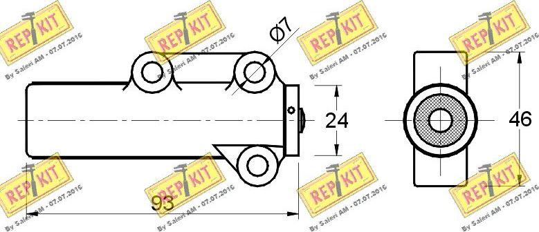 REPKIT RKT2126 - Prigusivac vibracija, zupčasti remen  www.molydon.hr