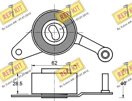 REPKIT RKT2178 - Natezač, zupčasti remen  www.molydon.hr