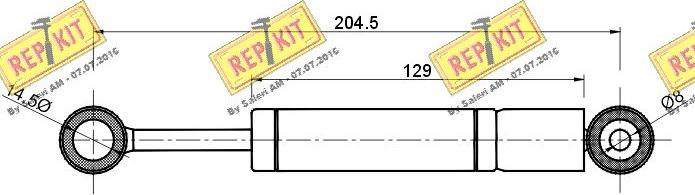 REPKIT RKT2831 - Vodeći valjak , klinasti rebrasti remen  www.molydon.hr