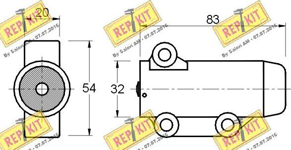 REPKIT RKT2399 - Prigusivac vibracija, zupčasti remen  www.molydon.hr