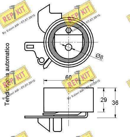 REPKIT RKT2209 - Natezač, zupčasti remen  www.molydon.hr