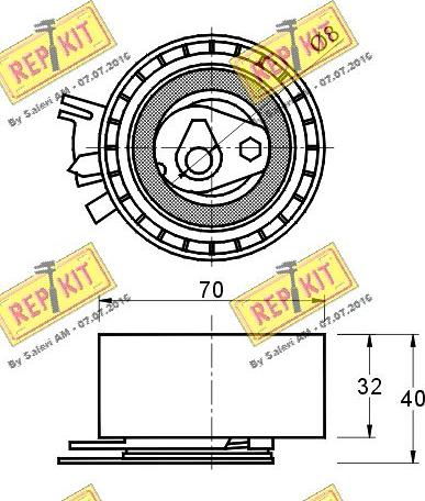 REPKIT RKT2232 - Natezač, zupčasti remen  www.molydon.hr