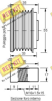 REPKIT RKT2790 - Remenica, alternator www.molydon.hr