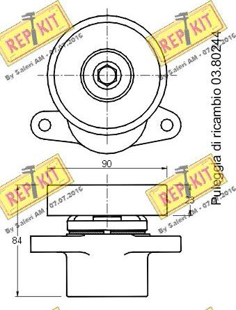 REPKIT RKT2791 - Natezač remena, klinasti rebrasti remen  www.molydon.hr