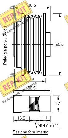 REPKIT RKT2793 - Remenica, alternator www.molydon.hr