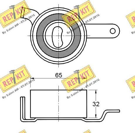 REPKIT RKT2748 - Natezač, zupčasti remen  www.molydon.hr