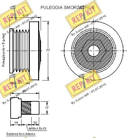 REPKIT RKT2719 - Remenica, alternator www.molydon.hr