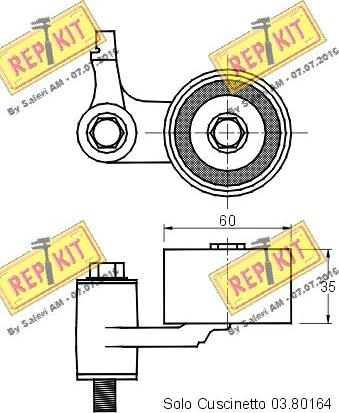 REPKIT RKT2714 - Natezač, zupčasti remen  www.molydon.hr