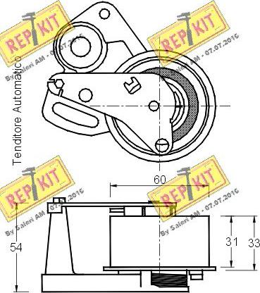 REPKIT RKT2773 - Natezač, zupčasti remen  www.molydon.hr