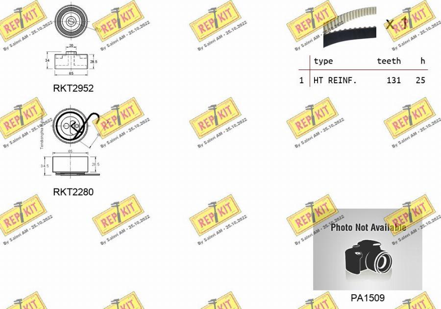 REPKIT RKTK0868PA - Vodena pumpa sa kompletom zupčastog remena www.molydon.hr