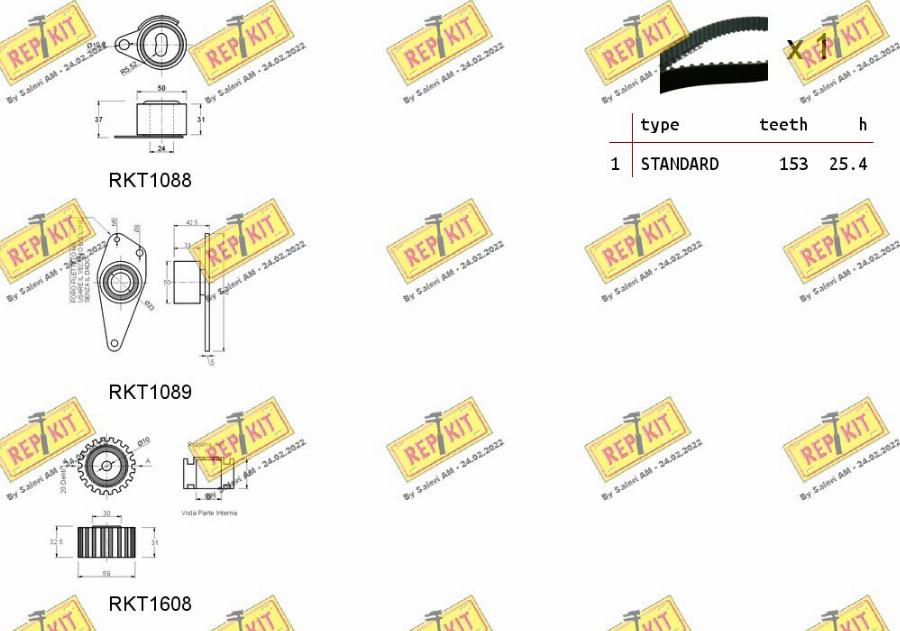 REPKIT RKTK1048 - Komplet zupčastog remena www.molydon.hr