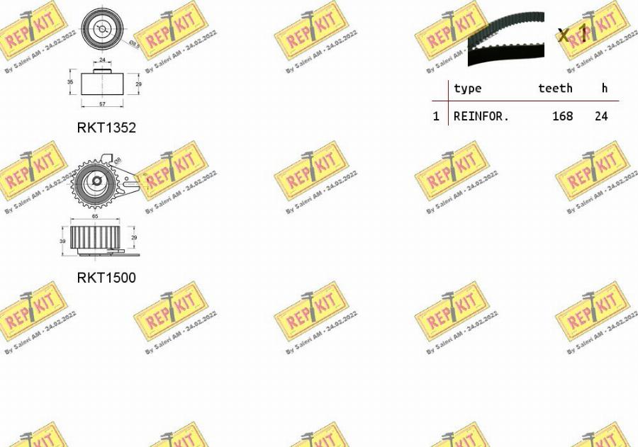 REPKIT RKTK1042 - Komplet zupčastog remena www.molydon.hr