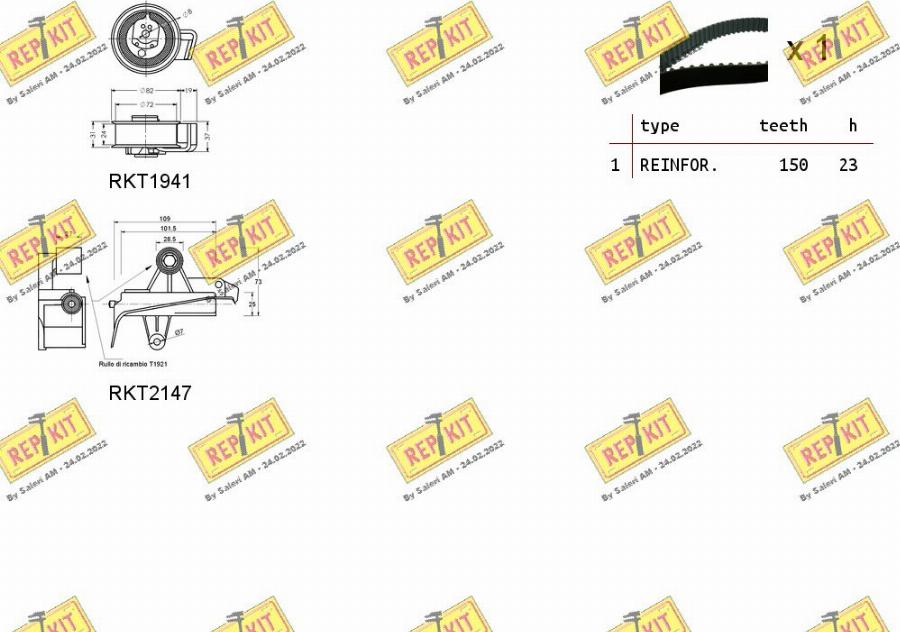 REPKIT RKTK1055 - Komplet zupčastog remena www.molydon.hr