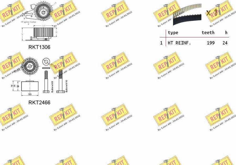 REPKIT RKTK1058 - Komplet zupčastog remena www.molydon.hr