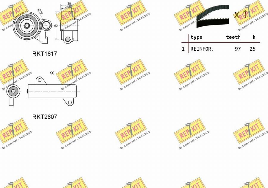 REPKIT RKTK1066C - Komplet zupčastog remena www.molydon.hr