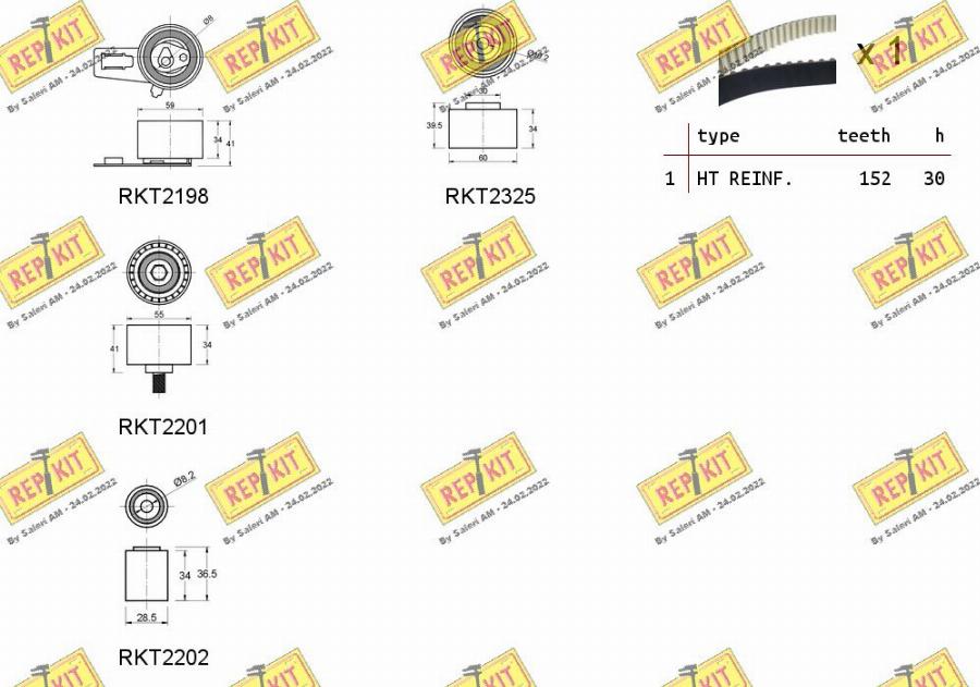 REPKIT RKTK1068 - Komplet zupčastog remena www.molydon.hr