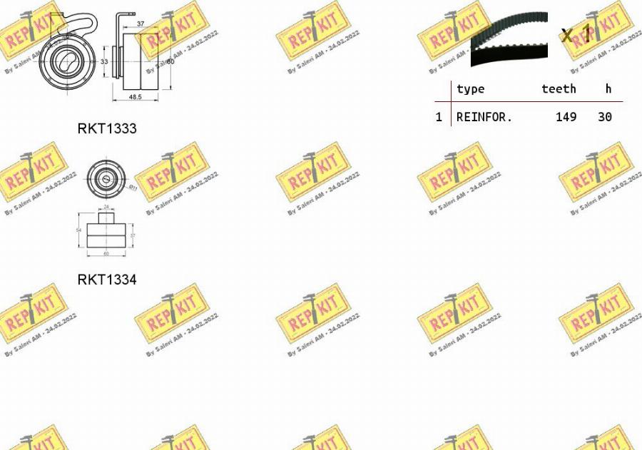 REPKIT RKTK1006 - Komplet zupčastog remena www.molydon.hr