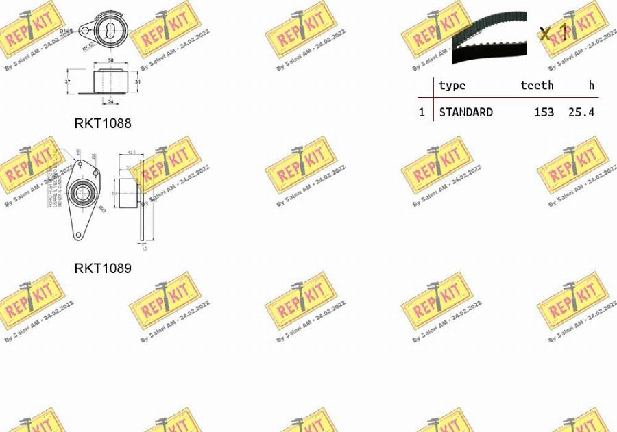 REPKIT RKTK1035 - Komplet zupčastog remena www.molydon.hr