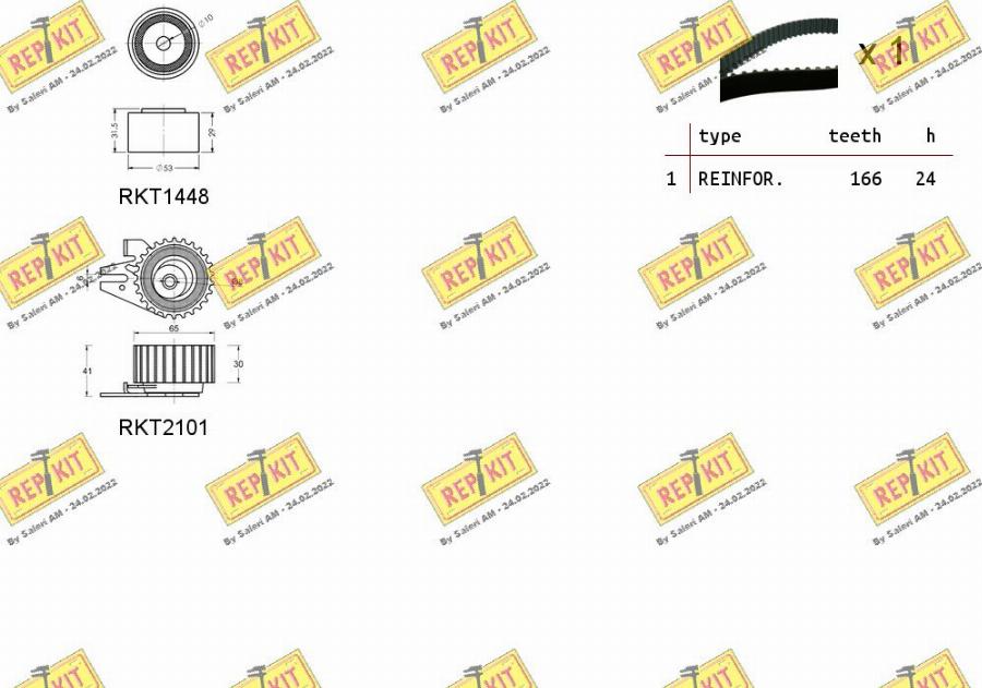 REPKIT RKTK1028 - Komplet zupčastog remena www.molydon.hr