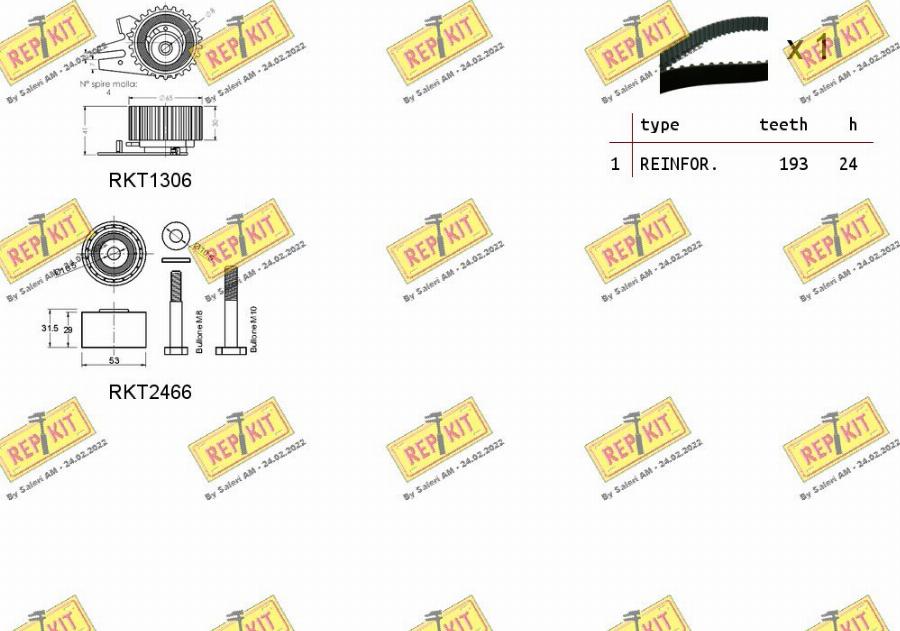 REPKIT RKTK1146 - Komplet zupčastog remena www.molydon.hr